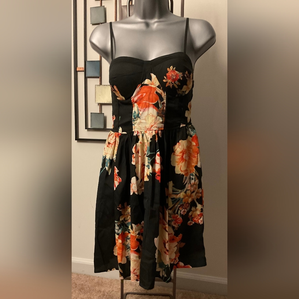 Band of Gypsies Elegant Mini Dress With Gorgeous Floral Design*Sale